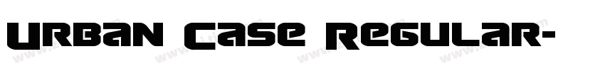 Urban Case Regular字体转换